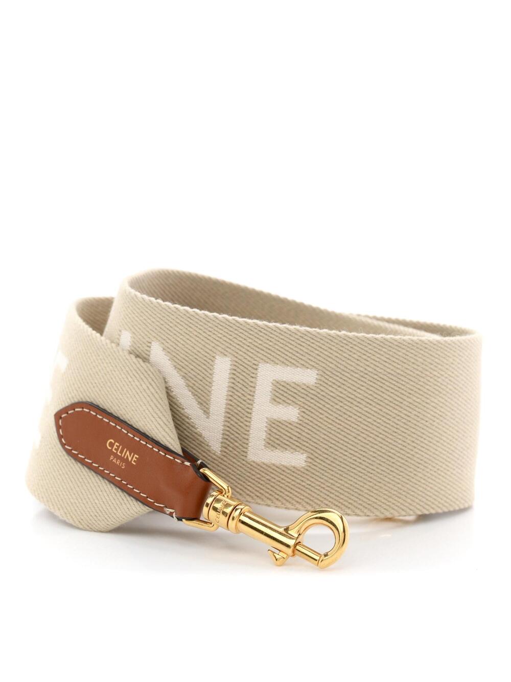Celine Jacquard Wool Logo Short Strap #314394C45B